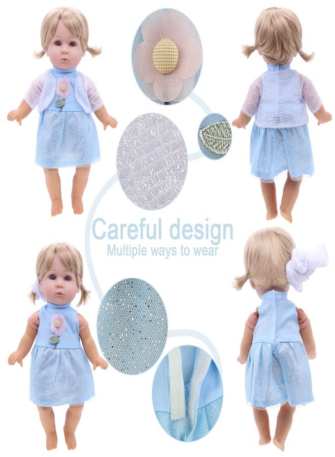 MLcnleS Baby Clothes for Girls Doll Fit 12 13 14 15 inch (12inch Baby Doll Clothes) - Image 2